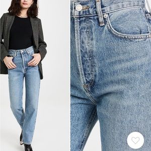 Agolde 90s light medium wash jeans